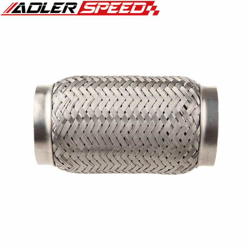 2.375 (2 3/8 in.) x 10 x 14 Flex Pipe Exhaust Coupling Stainless Heavy  Duty