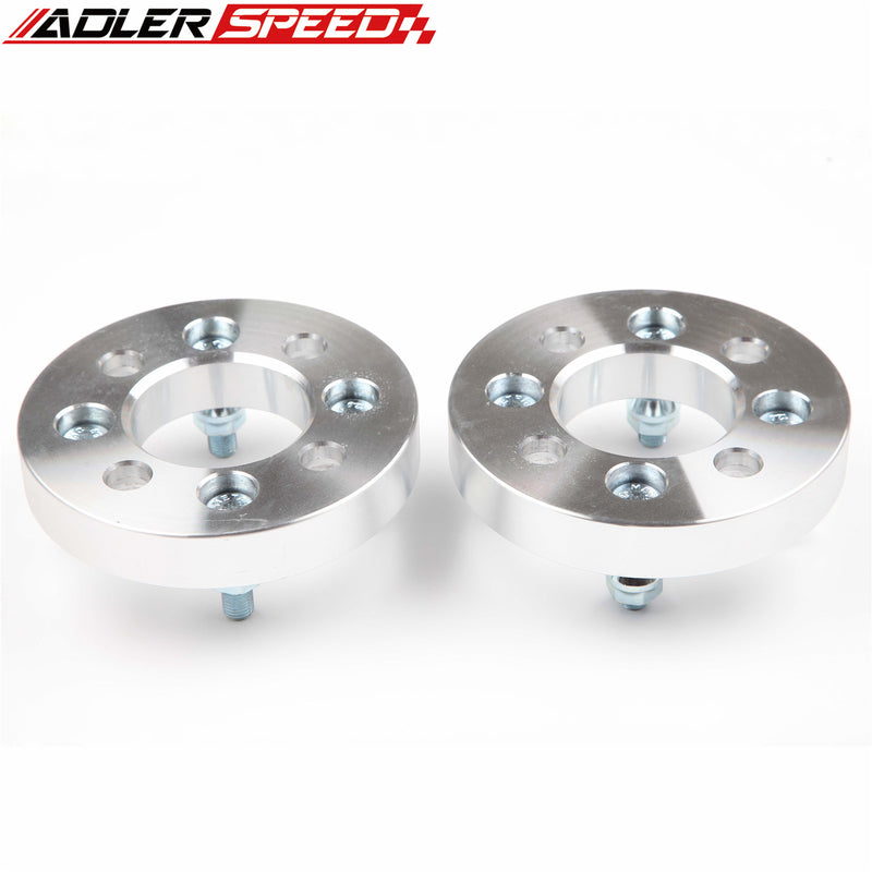 US SHIP 2PCS Wheel Spacer Adapters | 4x100 to 4x100 | 1" Thick | 12x1.5 Studs by ADLERSPEED