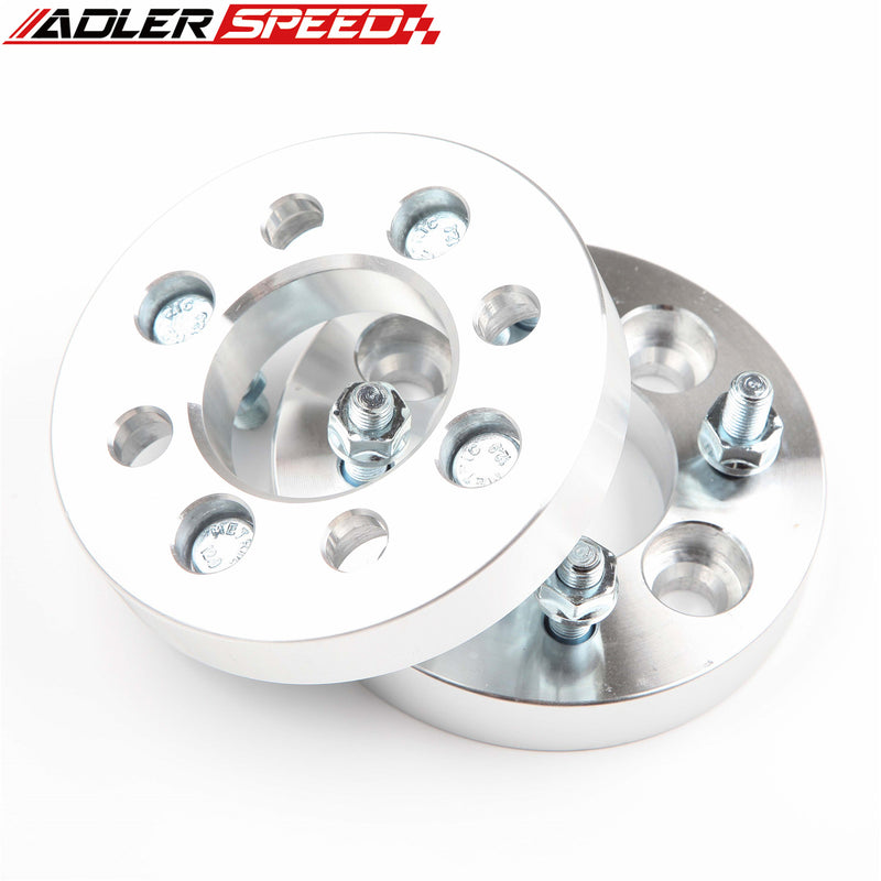 US SHIP 2PCS Wheel Spacer Adapters | 4x100 to 4x100 | 1" Thick | 12x1.5 Studs by ADLERSPEED