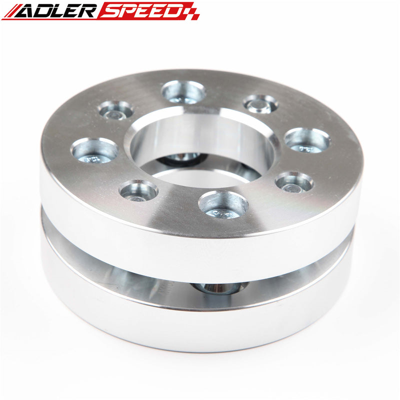 US SHIP 2PCS Wheel Spacer Adapters | 4x100 to 4x100 | 1" Thick | 12x1.5 Studs by ADLERSPEED