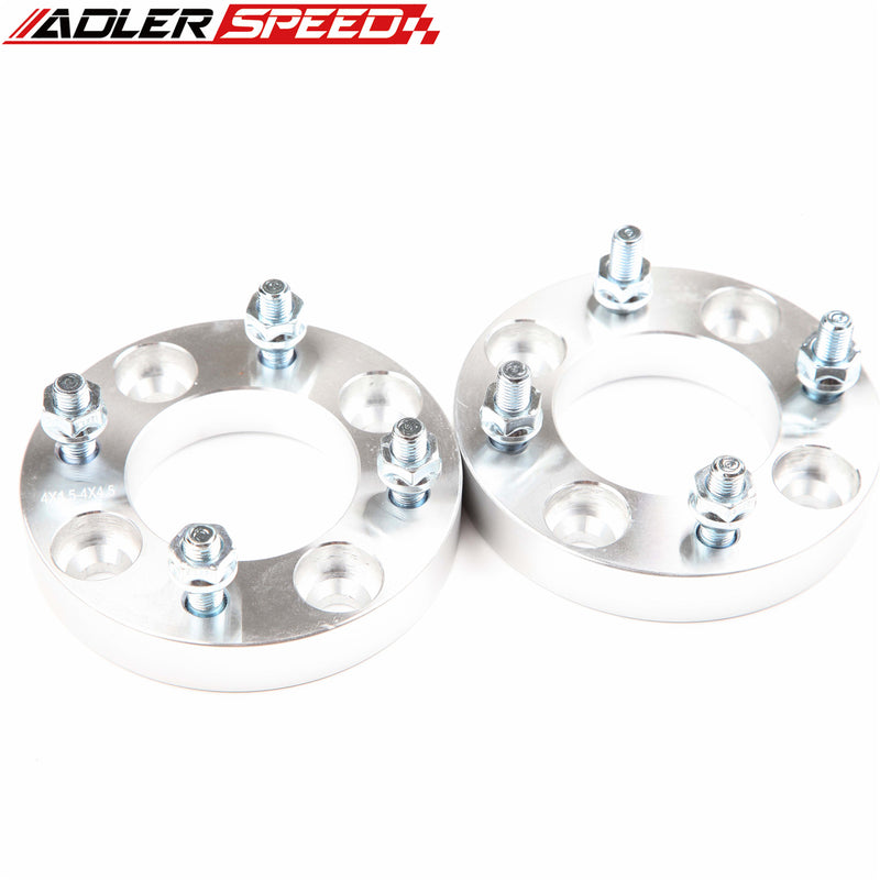 US SHIP 2PCS 1" Thick 4x114mm To 4x114mm / 4x4.5" Wheel Spacers Adapters 12x1.5 Studs