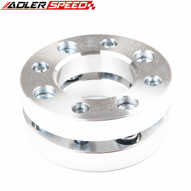 US SHIP 2PCS 1" Thick 4x114mm To 4x114mm / 4x4.5" Wheel Spacers Adapters 12x1.5 Studs