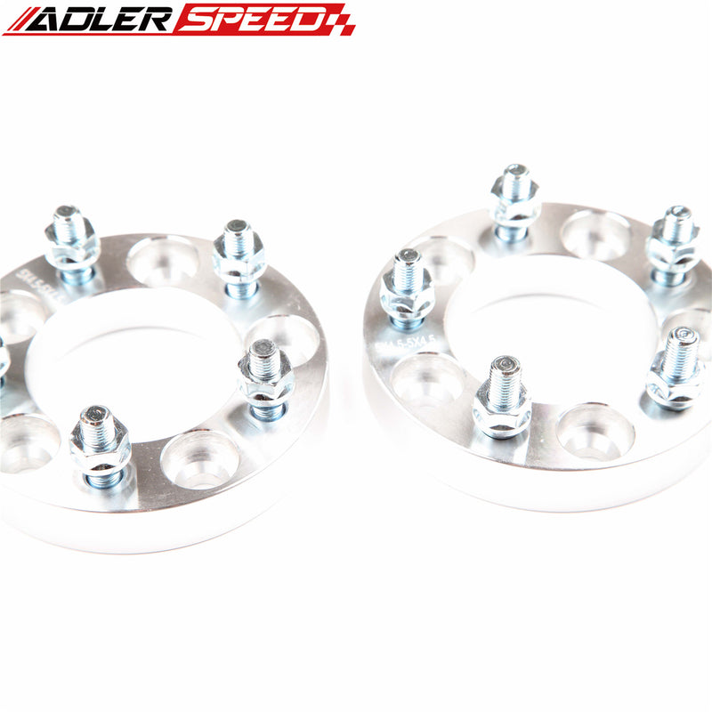 US SHIP 2PCS 5x114 to 5x114 / 5x4.5'' Wheel Spacers Adapters 1" Thick 12x1.5 Studs 5lug