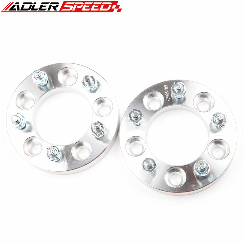 US SHIP 2PC 1" Thick 5x120 To 5x120 / 5x4.7" Wheel Spacers Adapters 12x1.5 Studs US SHIP