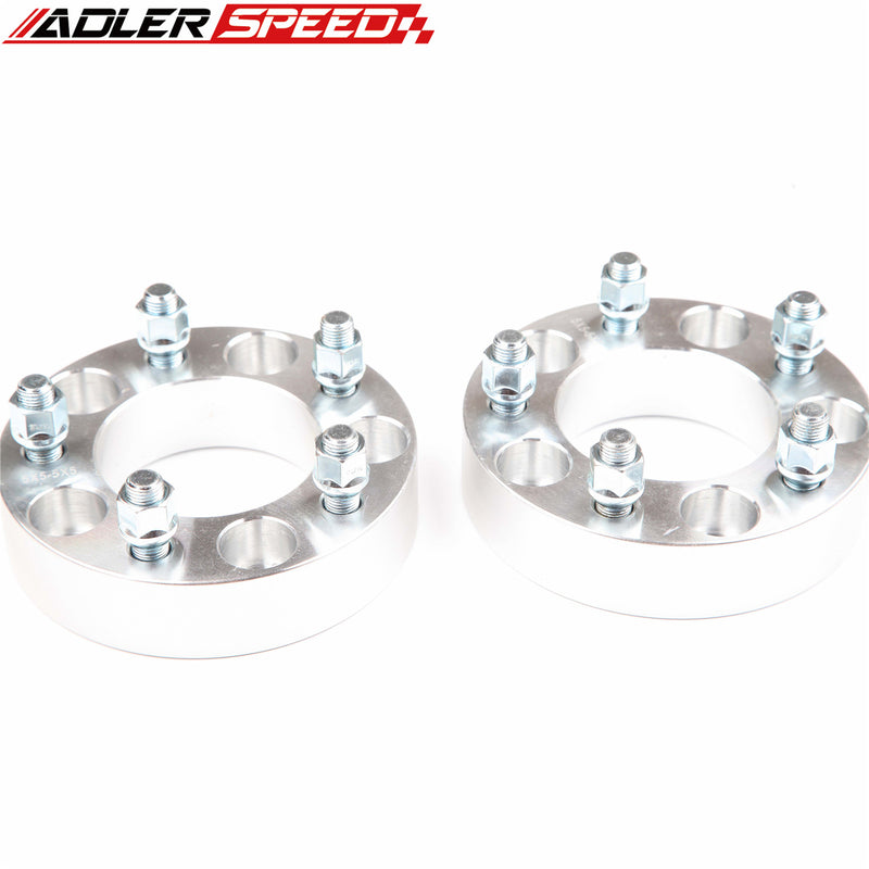 US SHIP 2PCS 1.5" Thick 5x 127mm To 5 x 127mm Wheel Spacers Alumium Adapters 14x1.5