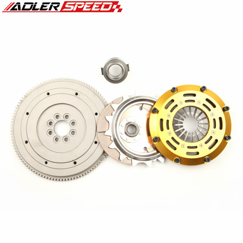 ADLERSPEED RACING SINGLE DISC CLUTCH & FLYWHEEL fits SR20DET SILVIA 240SX 200SX S13 S14 Standard WT