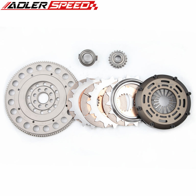 ADLERSPEED RACING CLUTCH TRIPLE DISC KIT MEDIUM FOR TOYOTA CELICA ALL TRAC MR2 TURBO 3SGTE MEDIUM