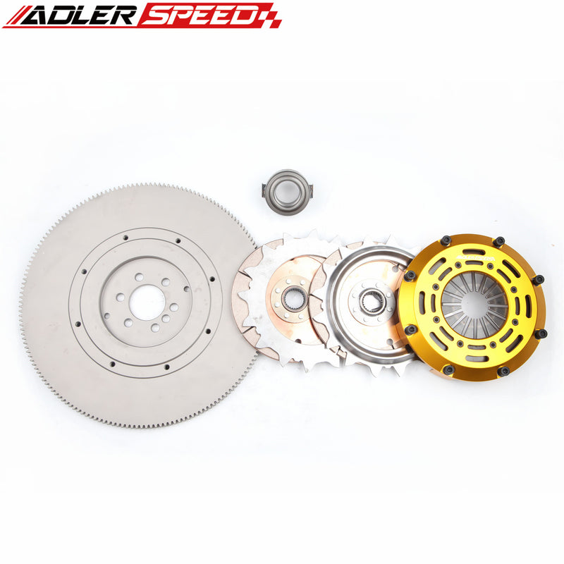 ADLERSPEED RACE CLUTCH TWIN DISC FLYWHEEL KIT STANDARD for 98-02 CAMARO FIREBIRD 5.7L LS1