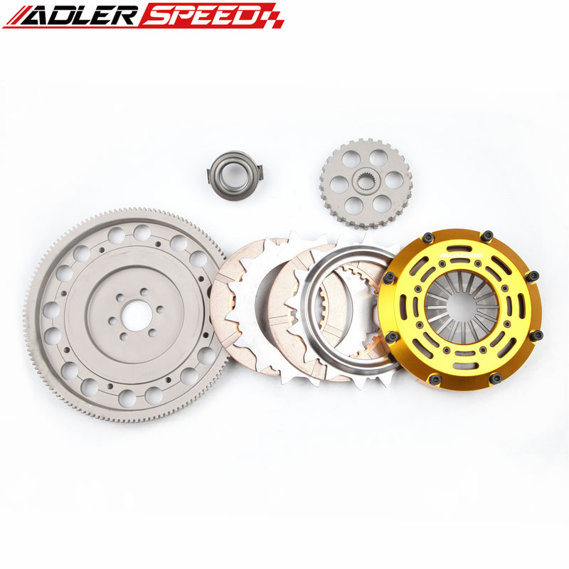 ADLERSPEED RACING CLUTCH TWIN DISC KIT MEDIUM FOR SEAT IBIZA MK4 1.9 TDI ASZ BLT BPX BUK