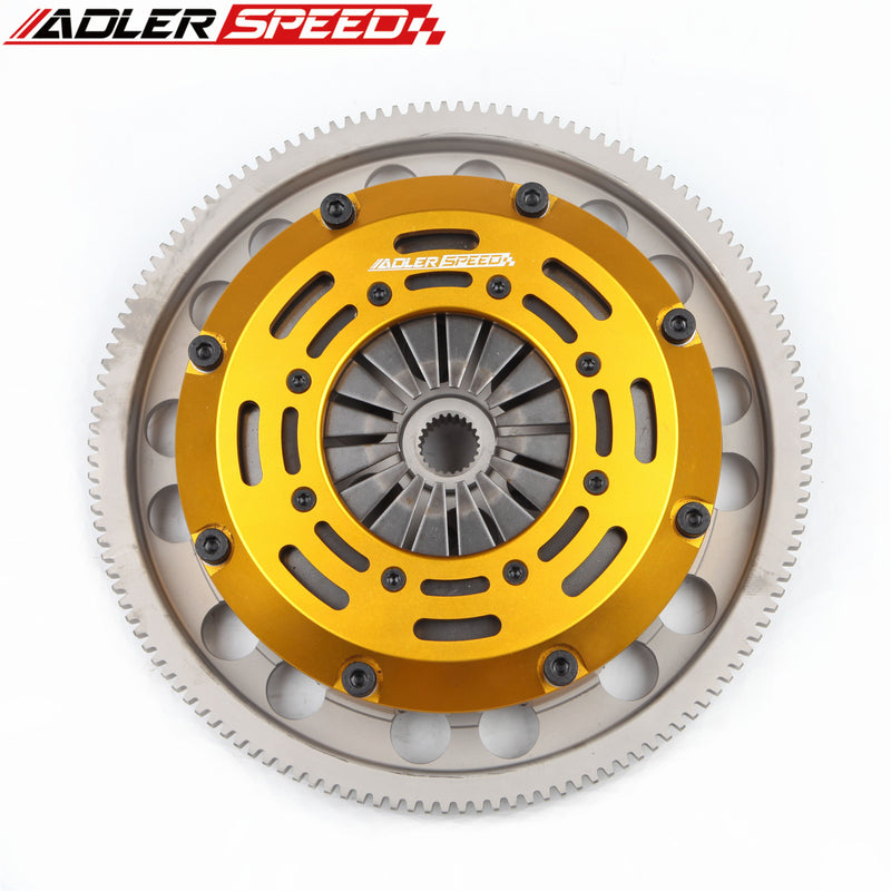 ADLERSPEED RACING CLUTCH TWIN DISC KIT MEDIUM FOR SEAT IBIZA MK4 1.9 TDI ASZ BLT BPX BUK