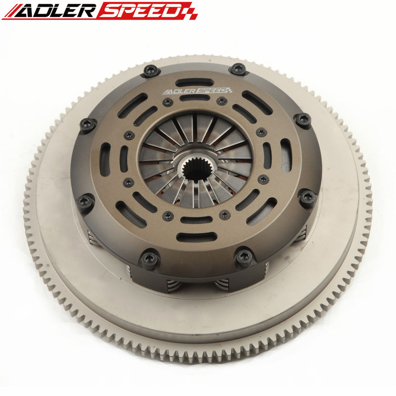 ADLERSPEED RACING TRIPLE DISC CLUTCH KIT +STANDARD FLYWHEEL FOR 95-98 TOYOTA T100, 00-04 TUNDRA 3.4L