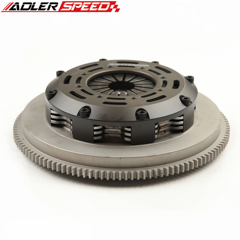 ADLERSPEED RACING TRIPLE DISC CLUTCH KIT +STANDARD FLYWHEEL FOR 95-98 TOYOTA T100, 00-04 TUNDRA 3.4L