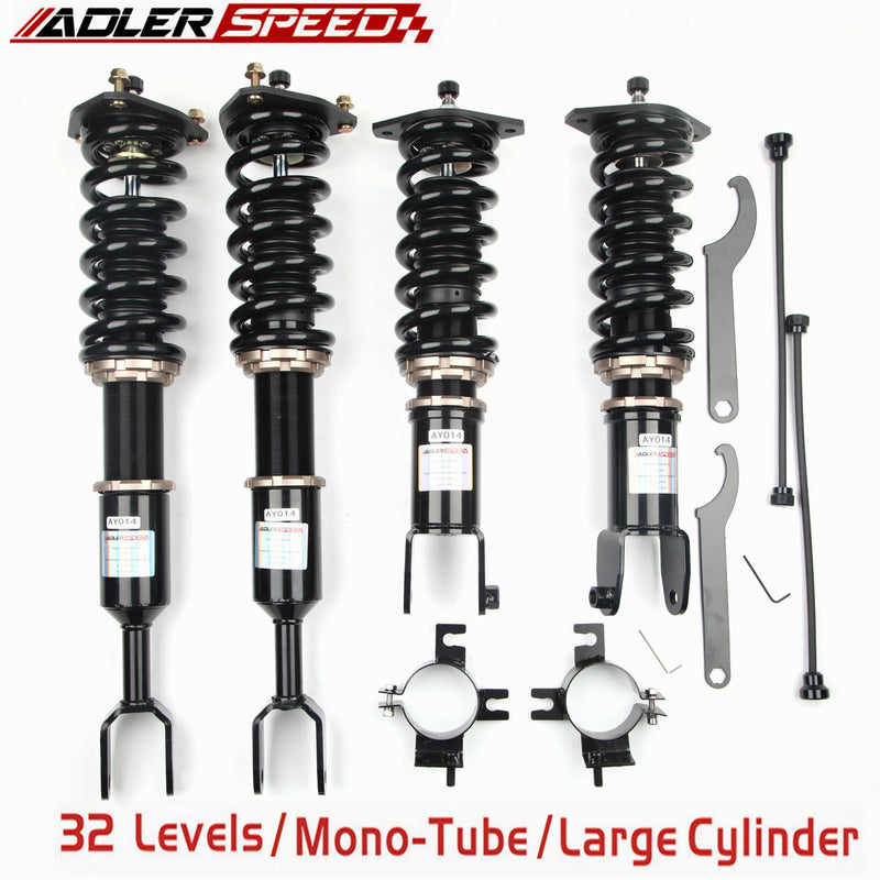 US SHIP Adlerspeed 32 Level Adjust Coilovers Dampers Lowering Suspension Kit For 350z Z33 03-09