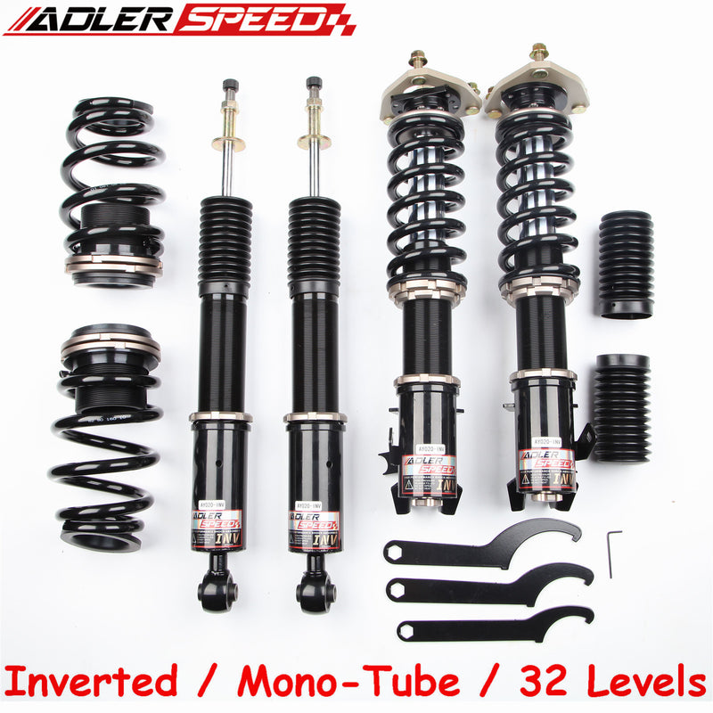 ADLERSPEED 32 Level Inverted Coilovers Lowering Kit For 06-11 Honda Civic / Si Adj. Damper