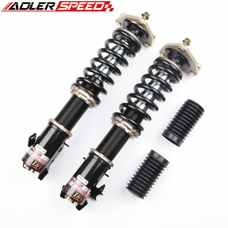 ADLERSPEED 32 Level Inverted Coilovers Lowering Kit For 06-11 Honda Civic / Si Adj. Damper