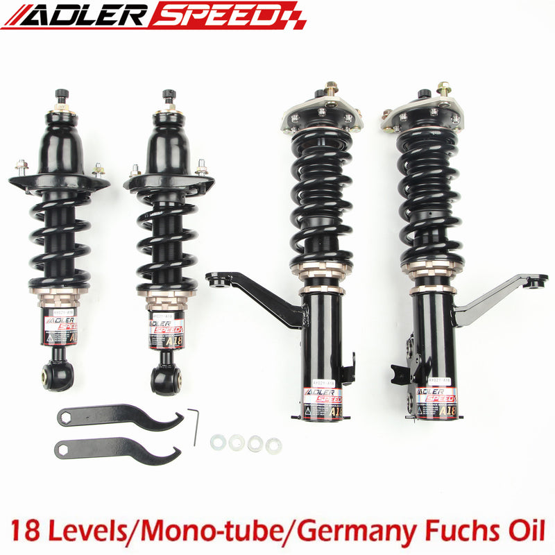 US SHIP ADLERSPEED Coilovers  for 02-06 Acura Rsx DC5 18 Level Adj.Height Shock Absorbers