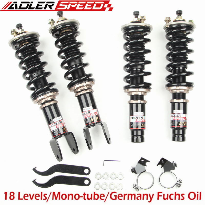 US SHIP ADLERSPEED Coilovers 18 Levels Adj.Damper for Honda Civic 92-00 Integra 94-01