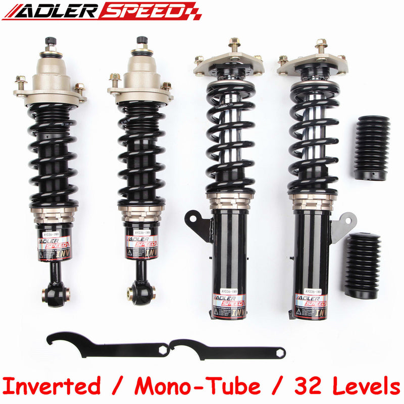 ADLERSPEED 32 Way Damping Coilovers Inverted Suspension Kit for 08-17 For Mitsubishi Lancer