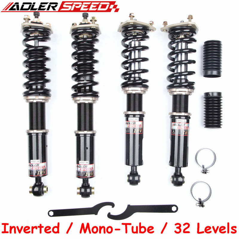 US SHIP ! ADLERSPEED 32 Way Mono Tube Coilovers Inverted Suspension Kit for 01-05 Lexus IS300