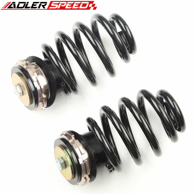 US SHIP ADLERSPEED 18 Step Mono Tube Coilovers Suspension Kit For BMW 3-Series RWD (E46) 1999-2006