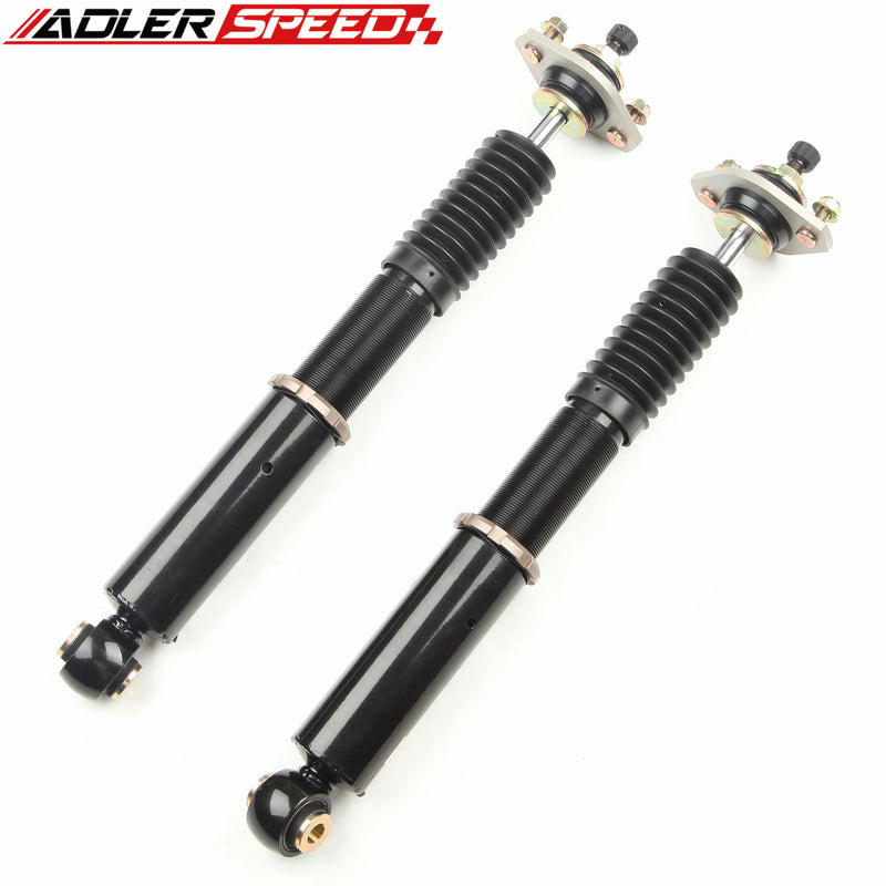 US SHIP ADLERSPEED 18 Step Mono Tube Coilovers Suspension Kit For BMW 3-Series RWD (E46) 1999-2006