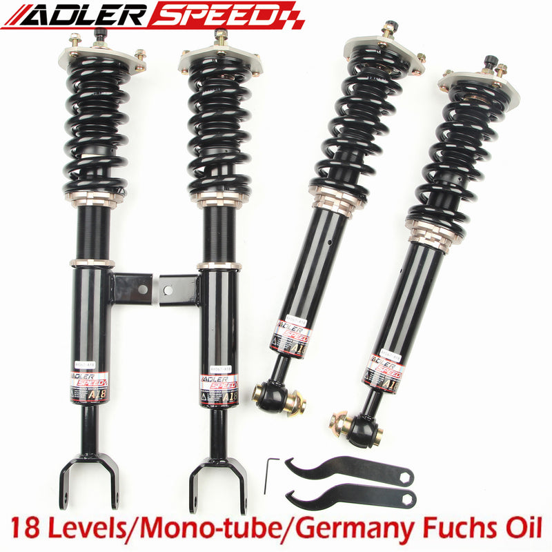 US SHIP ADLERSPEED 18 Way Adj. Damper Coilovers Springs Kit For BMW 5 Series F10 528i 535i 11-16