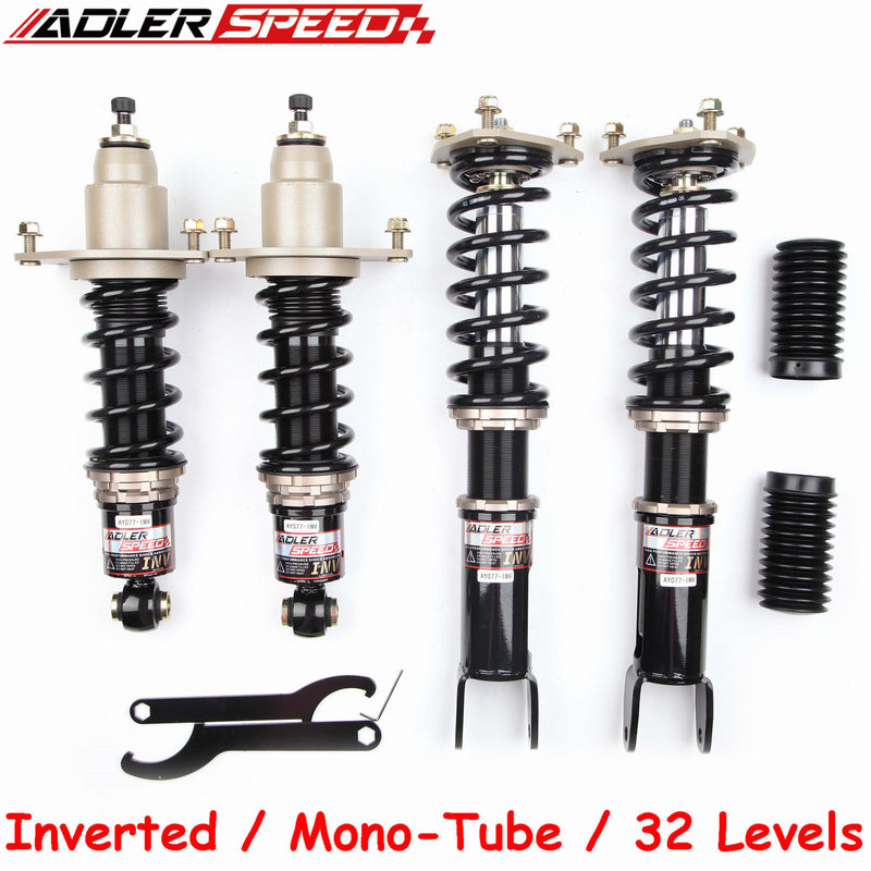 US SHIP ! ADLERSPEED 32 Level Adj. Damper Inverted Coilovers Kit for Mazda MX-5 Miata NC 06-14