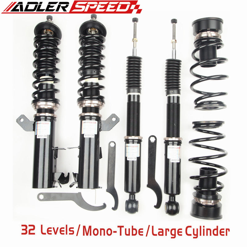 US SHIP ! ADLERSPEED 32 Levels Damper Adjust Coilovers Lowering Suspension Kit for 15-20 Honda Fit GK GK3 GK5