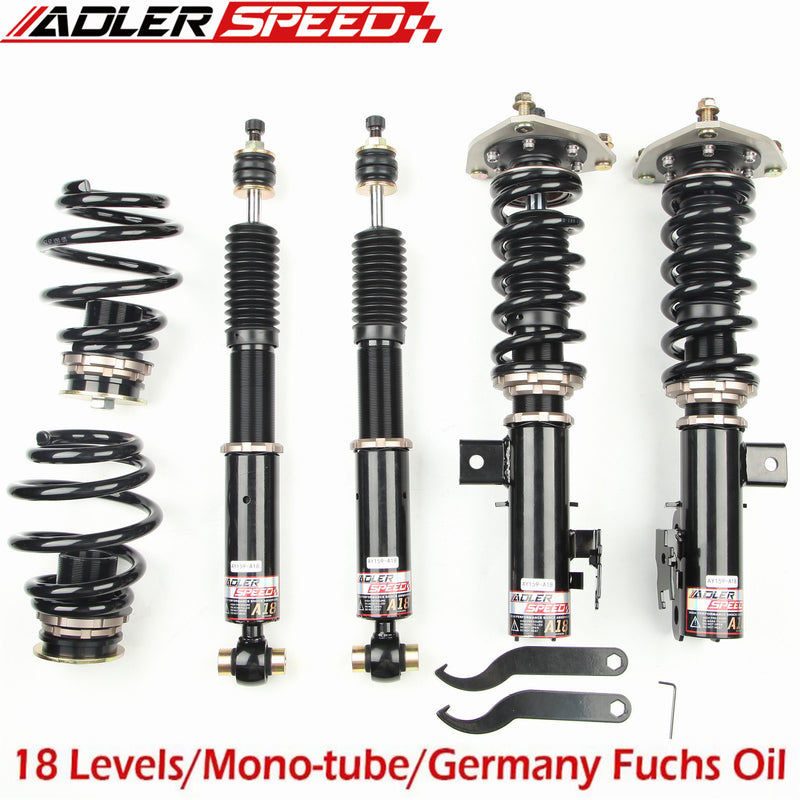 US SHIP ADLERSPEED 18 Ways Adjustable Damper Height Coilovers Kit  For 08-15 Scion XB