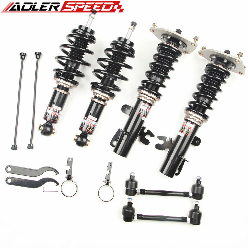 US SHIP ADLERSPEED 18 Levels Coilovers Lowering Kit for 2002-08 MINI COOPER / S R50 R52 R53 Adj.Damper