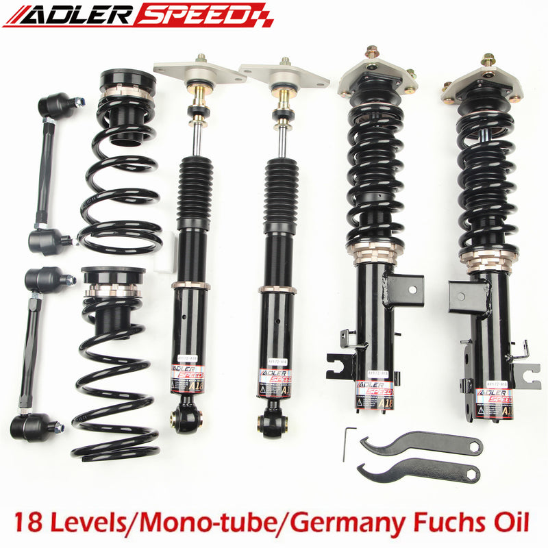 US SHIP ADLERSPEED  18 Ways Damping Adjustable Coilovers Suspension for 14-18 MAZDA 3