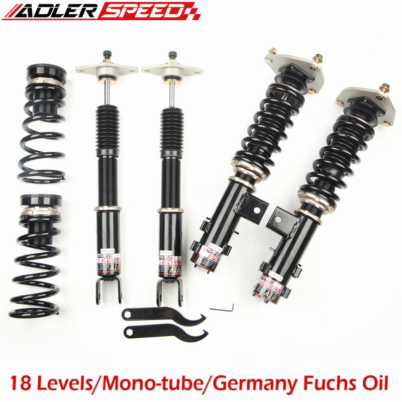 US SHIP ADLERSPEED 18 Level Mono Tube Adjust Coilovers Suspension Kit For Sonata YF 11-14, Optima TF 13-15