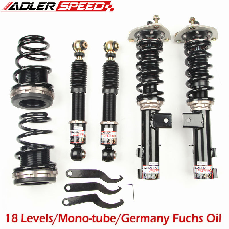 US SHIP ADLERSPEED 18-Ways Coilovers Lowering Kit For Hyundai Veloster 12-16 Adj.Damping