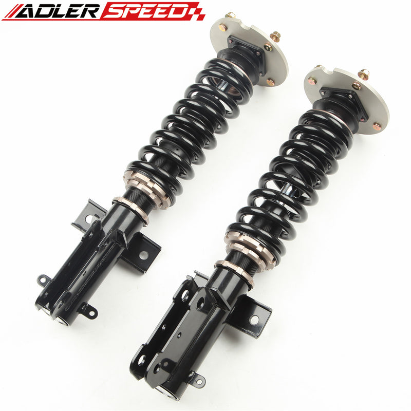 US SHIP ADLERSPEED 18 Step Mono Tube Coilovers Lowering Suspension Kit For Ford Mustang 2005-2014