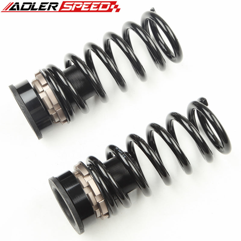 US SHIP ADLERSPEED 18 Step Mono Tube Coilovers Lowering Suspension Kit For Ford Mustang 2005-2014