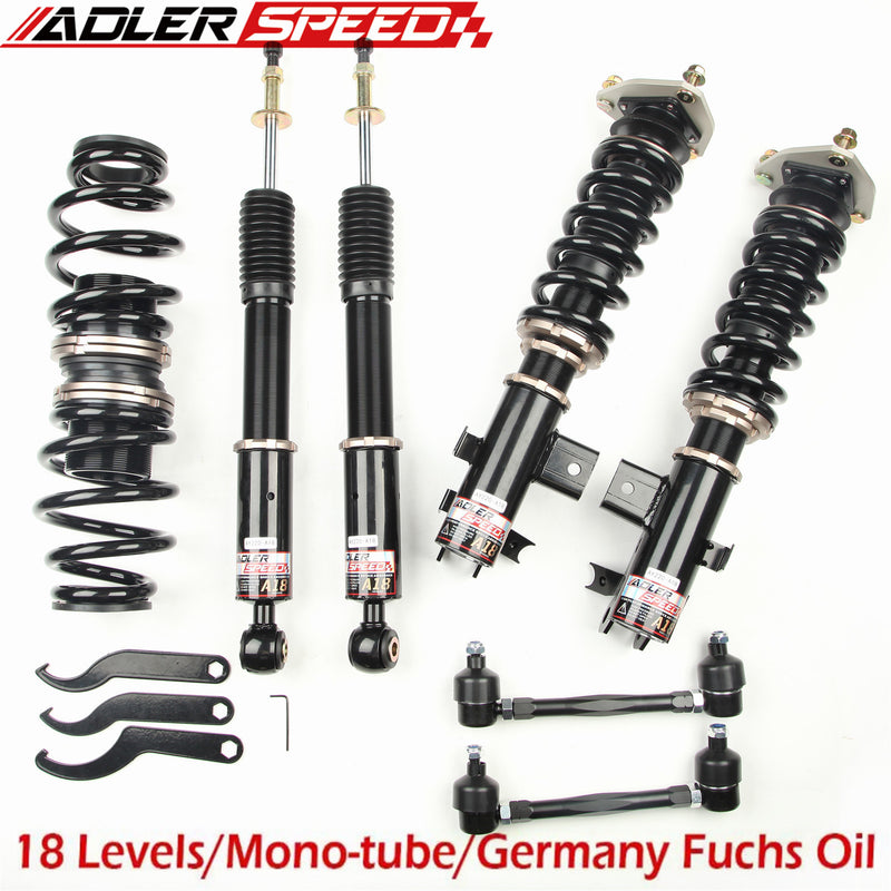 US SHIP ADLERSPEED 18 Way Adjustable Coilovers Lowering Shocks for Honda Civic Si ONLY 12-13 FG FB