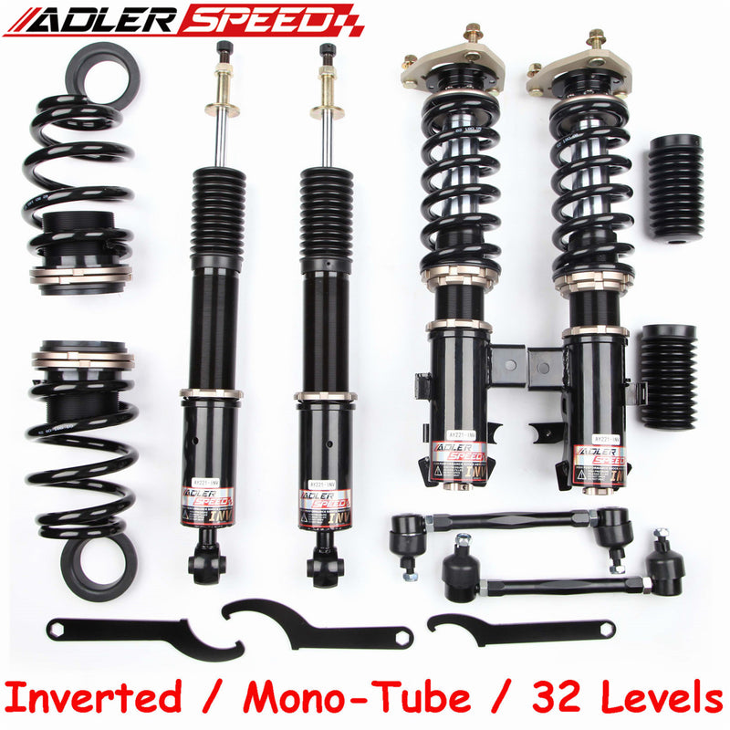 US SHIP ! ADLERSPEED 32 Way Adjustable Damper Inverted Coilovers Struts for Honda Civic SI ONLY 14-15