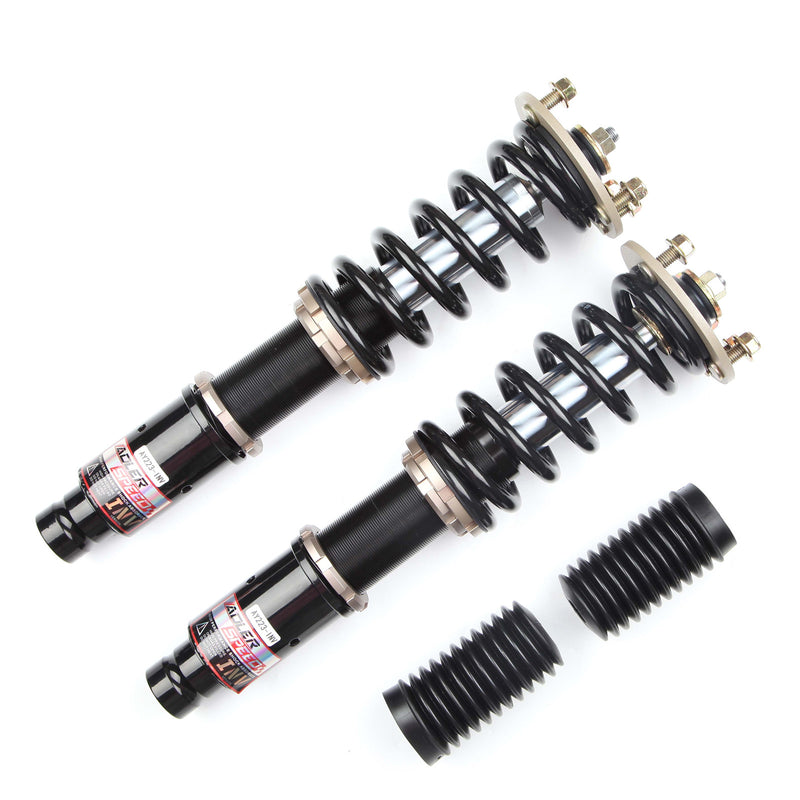 US SHIP ! ADLERSPEED 32 Clicks Adj. Lowering Coilovers Kit Inverted Shocks For TSX 04-08 Accord 03-07