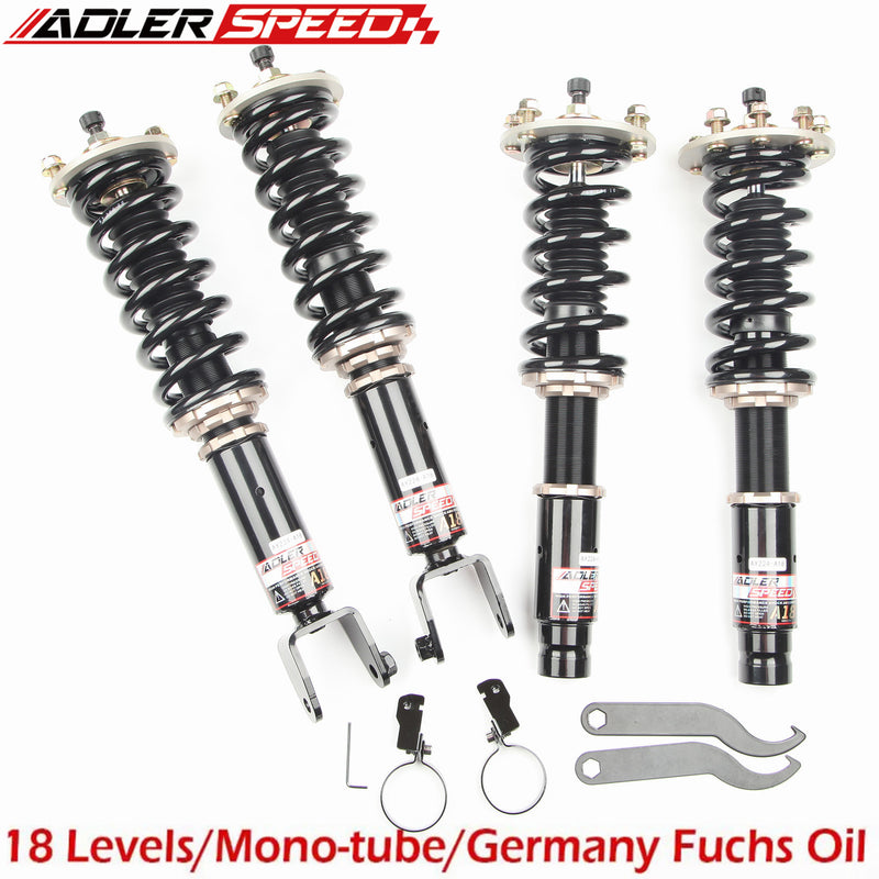 US SHIP ADLERSPEED 18 Way Mono Tube Coilovers Lowering Suspension Kit For Acura TL 09-14