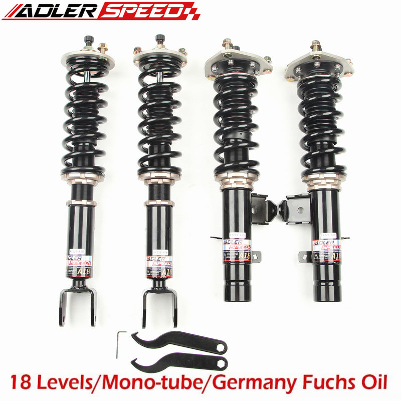 US SHIP ADLERSPEED 18 Levels Coilovers Lowering Suspension for Honda Accord /Acura TLX Adj.Height