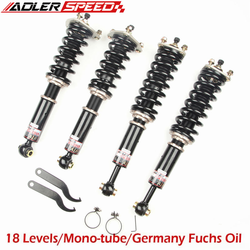 US SHIP ADLERSPEED 18 Way Adjustable Damper Coilovers Kit for 1998-05 GS300 GS400 GS430