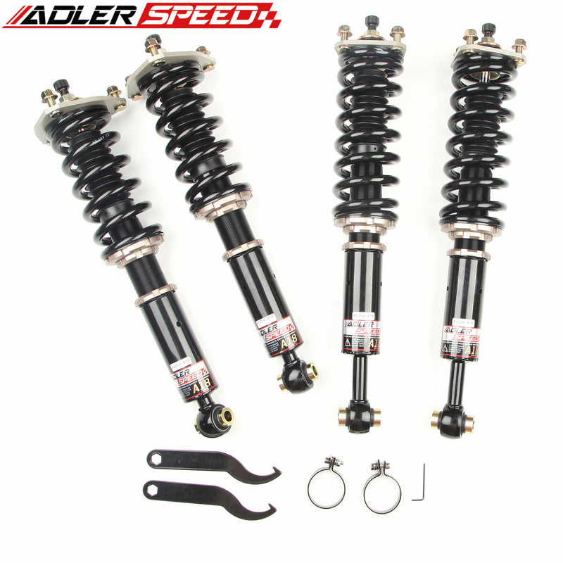 ADLERSPEED  18 Level Coilovers for GS300 GS400 GS430 98-05 Adj. Damper Shocks