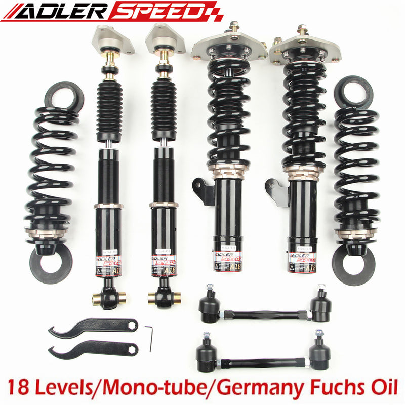 US SHIP ADLERSPEED Coilovers Suspension Kit 18 Way Adjustable Height for BMW 3-Series RWD F30 12-18