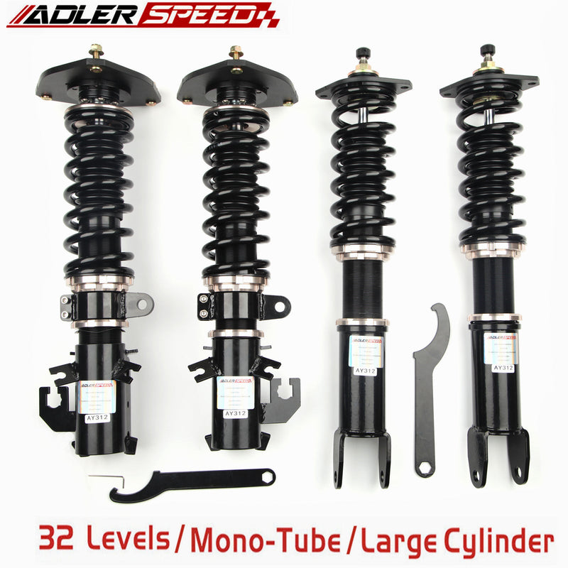 US SHIP ADLERSPEED 32 Level Mono Tube Coilovers Kit For Alitma Sedan 13-18 4 Door L33