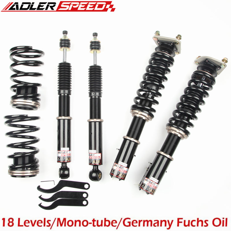 US SHIP ADLERSPEED Coilovers 18 Way Damper Adjust Suspension Kit For Ford Mustang 99-04