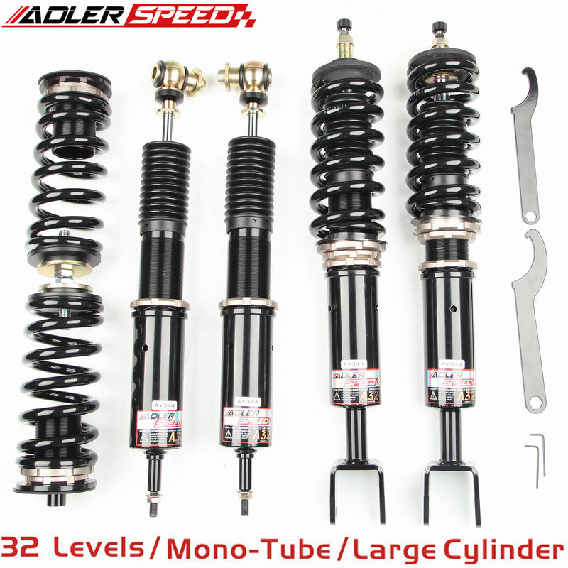 ADLERSPEED 32 Ways Adjust Coilovers Suspension Lowering Kit for Audi A6 S6 Quattro C6 07-11