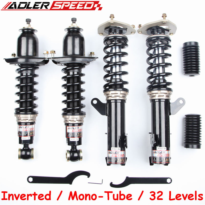 ADLERSPEED 32 Way Adj. Damper Coilovers Inverted Suspension For 03-08 Toyota Corolla E120