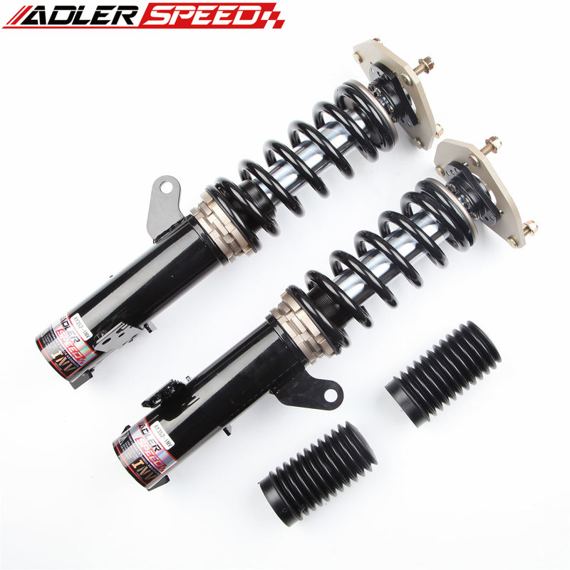 US SHIP ! ADLERSPEED 32 Level Inverted Coilovers Lowering Kit For 97-01 Mitsubishi Mirage Adj. Height