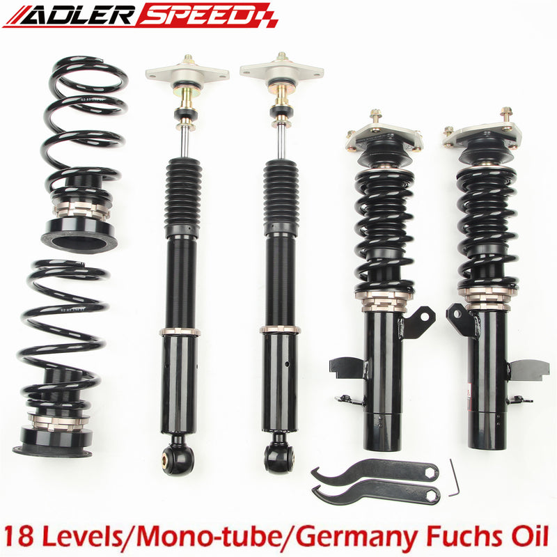 US SHIP ADLERSPEED Coilovers Lowering Suspension For 12-18 Focus C-Max FWD 18 Way Adjustable Height