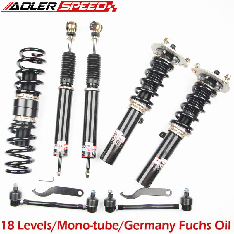 ADLERSPEED 18-Way Adjustable Coilovers Lowering Shock Kit for 18-21 Honda Accord